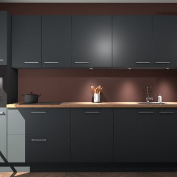 Onyxgrijze keuken Wels 57815