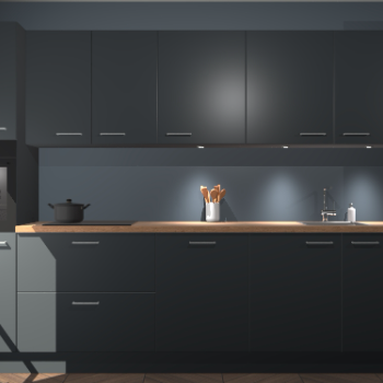 Onyxgrijze keuken Wels 57817