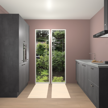 Beton Zwarte keuken Dallas 75627