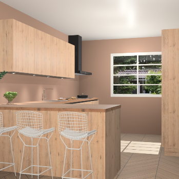 Madera natuur greeploze keuken Sopot 66271