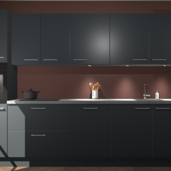 Onyxgrijze keuken Wels 57887