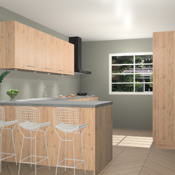 Madera natuur keuken Sopot 66404