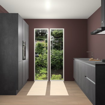 Beton Zwarte greeploze keuken Dallas 75632