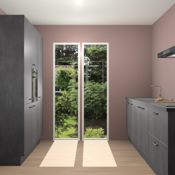 Beton Zwarte keuken Dallas 75634