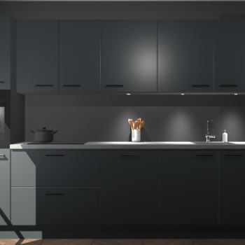 Onyxgrijze keuken Wels 57890