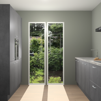 Beton Zwarte keuken Dallas 75672