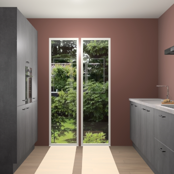 Beton Zwarte keuken Dallas 75688