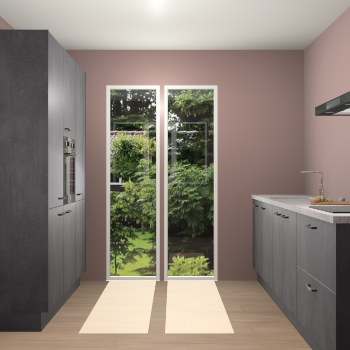 Beton Zwarte keuken Dallas 75689