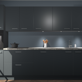 Onyxgrijze keuken Wels 57976