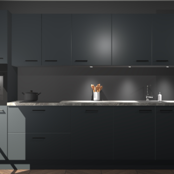 Onyxgrijze keuken Wels 57979