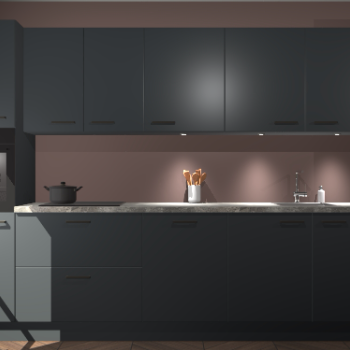 Onyxgrijze keuken Wels 57980