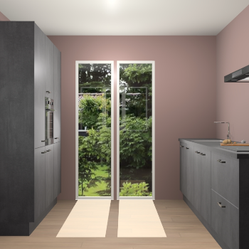 Beton Zwarte keuken Dallas 75701