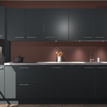 Onyxgrijze keuken Wels 58001