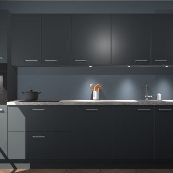 Onyxgrijze keuken Wels 58002