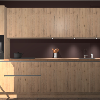 Madera natuur greeploze keuken Wels 58053