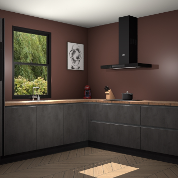  Beton antraciet greeploze keuken Lublin 63606