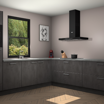 Beton antraciet keuken Lublin 63619