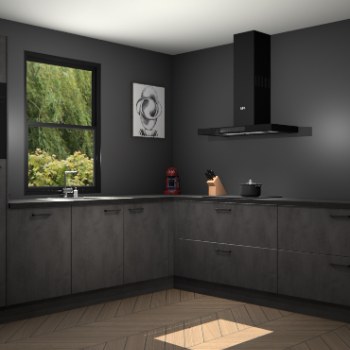 Beton antraciet keuken Lublin 63635