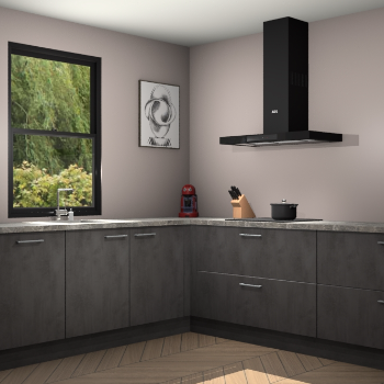 Beton antraciet keuken Lublin 63663