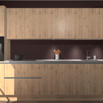 Madera natuur greeploze keuken Wels 58261