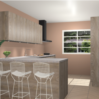 Cantaro eiken greeploze keuken Sopot 67198