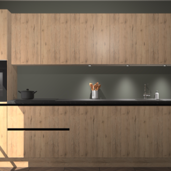 Madera natuur greeploze keuken Wels 58289