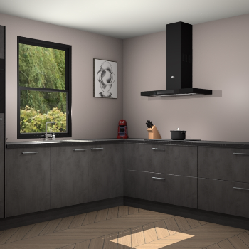 Beton antraciet keuken Lublin 63704