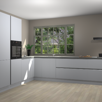 Sneeuwwitte greeploze keuken Malaga 69973