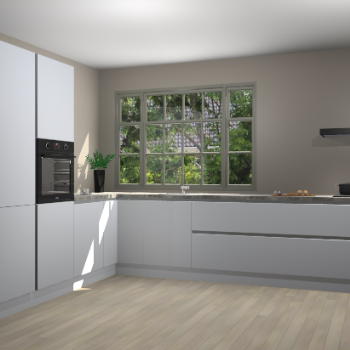 Sneeuwwitte greeploze keuken Malaga 69985