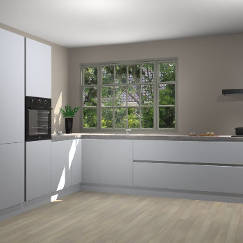 Sneeuwwitte greeploze keuken Malaga 69991