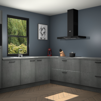Beton parelgrijs keuken Lublin 63769