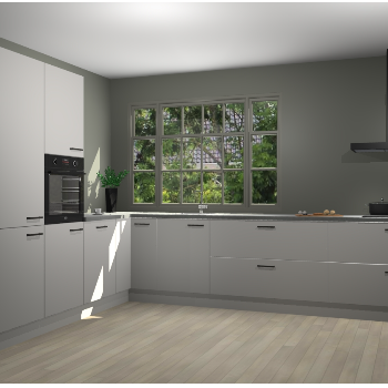 Zijdegrijze keuken Malaga 70157