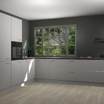 Zijdegrijze keuken Malaga 70160