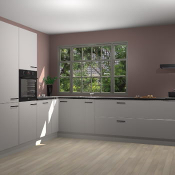 Zijdegrijze keuken Malaga 70162