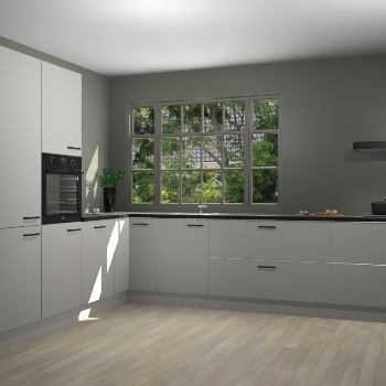 Zijdegrijze keuken Malaga 70163