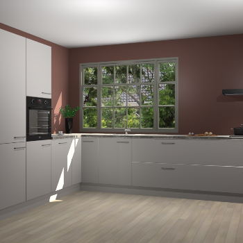 Zijdegrijze keuken Malaga 70165