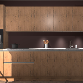 Astoria eiken greeploze keuken Wels 58394