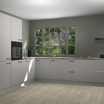 Zijdegrijze keuken Malaga 70169