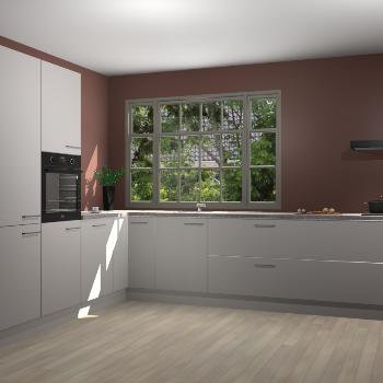 Zijdegrijze keuken Malaga 70173