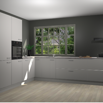 Zijdegrijze keuken Malaga 70175