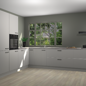 Zijdegrijze keuken Malaga 70180