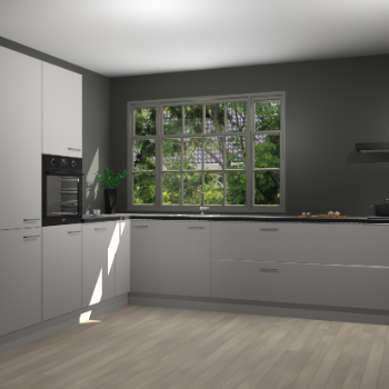 Zijdegrijze keuken Malaga 70184