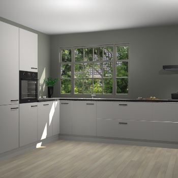 Zijdegrijze keuken Malaga 70187