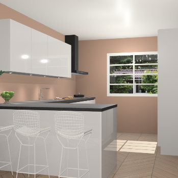 Zijdegrijze hoogglans greeploze keuken Sopot 65048