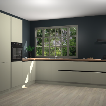 Magnolia greeploze keuken Malaga 70229