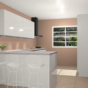 Zijdegrijze hoogglans greeploze keuken Sopot 65060