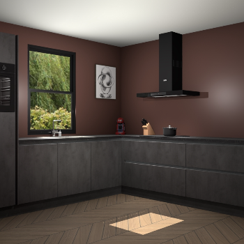  Beton antraciet greeploze keuken Lublin 63706