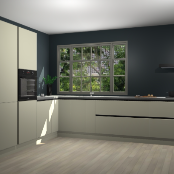 Magnolia greeploze keuken Malaga 70256