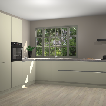 Magnolia greeploze keuken Malaga 70271