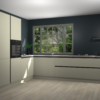 Magnolia greeploze keuken Malaga 70274